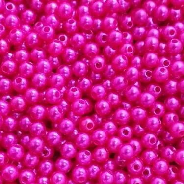 Imagem de PÉROLA DE ABS LISA Nº 05 20G PEROLA 5MM - LADEIRA BIJUTERIAS, ROSA PIN