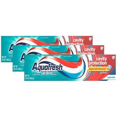 Imagem de Pasta de Dentes Aquafresh Cavity Protection - Cool Mint (160mL x 3)