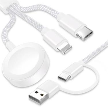 Imagem de Cabo de carregamento TOP-UP 3 em 2 USB C para Apple Watch e iPhone