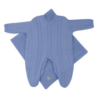 Imagem de O Início Perfeito: Saída de Maternidade Trança - Kowak Baby, Azul clar