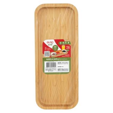 Imagem de GAMELA RETANGULAR FUNDA DE BAMBU 34CMx14CM