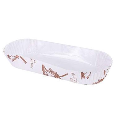 Imagem de Copo de papel para bolo, 300 peças descartáveis para uso doméstico, forros de forma de pão, forros de assadeira de cozinha, acessórios de pastelaria para muffins cupcakes (em forma de navio)