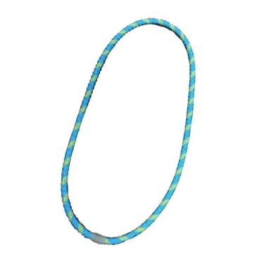 Imagem de Pegciuho Equipamento de treino de corpo inteiro com pesos para exercícios de aro, prático e confortável para treinamento de peito, costas e pernas, Azul