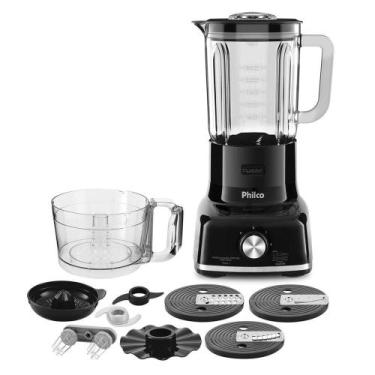 Imagem de Multiprocessador Philco 9 Em 1 Glass/ Copo de Vidro Turbo 1700w 110v o