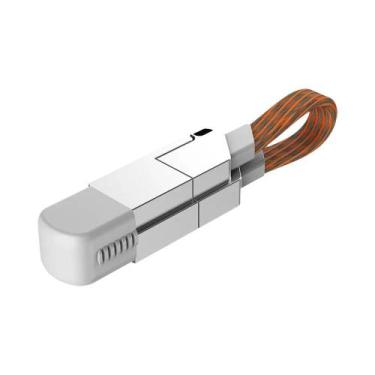 Imagem de Cabo De Carregamento Rápido Multi 4 Em 1 De 60W TYPE-C IOS 27W Com Cha