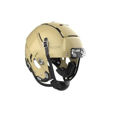 Imagem de Schutt Capacete de futebol adulto F7 VTD – Inclui máscara facial e tira chinesa (ouro metálico Vegas, grande)