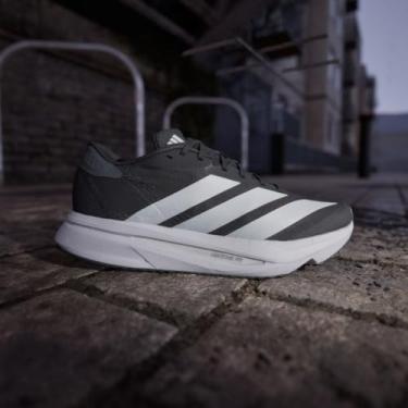 Imagem de adidas Tênis feminino Ftwwht/Zeromt/Dshgry Adizero SL2 W FTWR whiteZero met./Dash Grey 37 EUA, Preto/branco/cinza, 11 Wide