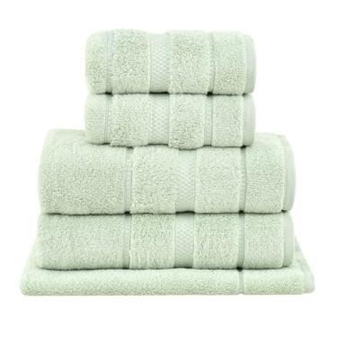 Imagem de Buddemeyer, Kit Jogo De Toalhas Buddemeyer 5 Peças Banhão Rosto e Piso Vision Dual Air 100% Algodão Cor:Verde 3283
