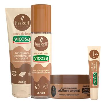Imagem de Kit Corporal Haskell Doce de Leite Viçosa 4 itens