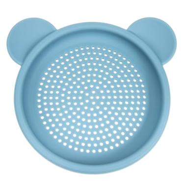 Imagem de INOOMP Peneira de areia de plástico infantil coador de areia portátil de silicone brinquedos de praia para cavar conchas