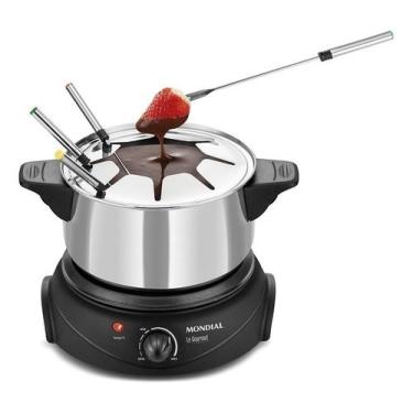 Imagem de Panela De Fondue Elétrica Mondial Le Gourmet Fd02 Aço Inox Frequência 