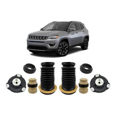 Imagem de 2 Kit Coxim Suspensão Dianteira Jeep Compass 2018 2019 2020
