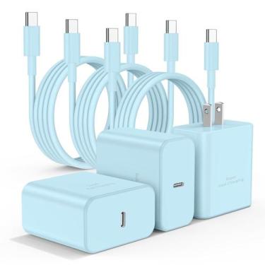 Imagem de Carregador Essri 45W USB C para Samsung Galaxy S24 com cabo de 6 pés