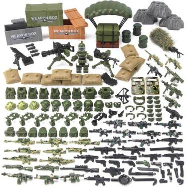 Imagem de Conjunto de brinquedos Building Block Feleph Military Weapons Pack Arm