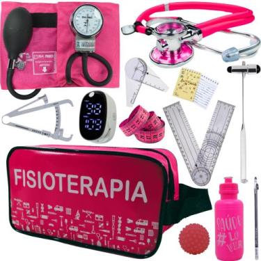 Imagem de Kit Fisioterapia Maleta Goniometro Martelo Buck Completo - Love Saude,