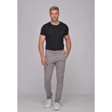 Imagem de Calça Masculina em Sarja 7898 Cinza Claro-Masculino