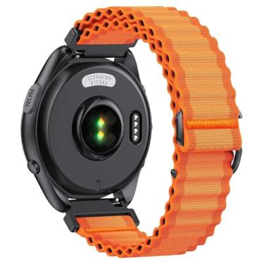 Imagem de Correa para Samsung Galaxy Watch 7/6/5/4/3/FE - Pulsera de nylon ajustable 20 mm, compatible con Gear S2