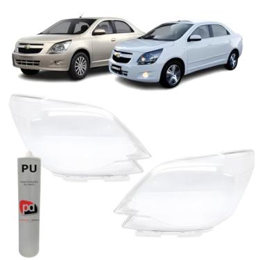 Imagem de Kit Par Lente Farol Cobalt 2012 2013 2014 2015 + Selante PU