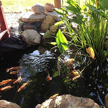 Imagem de Revestimento para lagoas revestimentos para lagoas resistentes a perfurações e rasgos Contrapiso preto para pequenos lagoas, lagoas de peixe, fontes de jardim