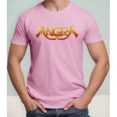 Imagem de Camiseta Camisa Adulto Feminina Masculina Algodão Banda de Rock Angraa