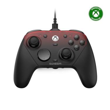 Imagem de GameSir G7 Pro 1000Hz Controller mit Ladestation für Xbox Series X|S, Xbox One, Windows 10/11 & Android – TMR Joysticks, verstellbare Trigger & 4 programmierbare Tasten – Shadow Ember