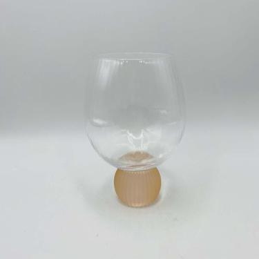 Imagem de Taça/Copo Bubble Glass Transparente Esfera Listras coloridas 480ML - d