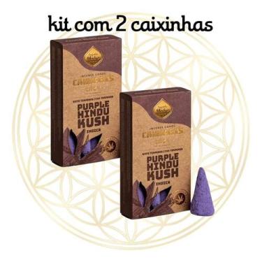 Imagem de KIT C/2 CX'S Incensos Sagrada Madre Linha Terpenos Cone, Purple Hindu 