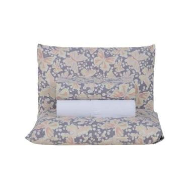 Imagem de Jogo De Lençol 4 Peças King Percal 180 Fios Homme 60% Algodão 40% Poli