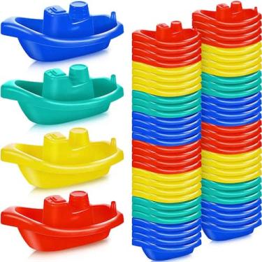 Imagem de Barcos de banho Toy Woanger Little Boat 60 peças para bebês