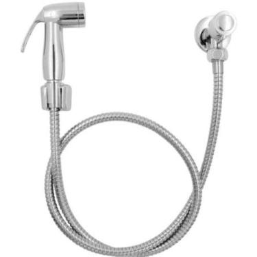 Imagem de Ducha Higiênica Em Abs Cromado Mangueira 1,2 M - Fluss