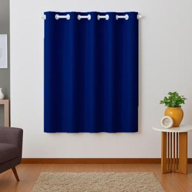 Imagem de Cortina Blackout Corta Luz 1,10 X 1,30 Antimofo Sala Quarto Banheiro -