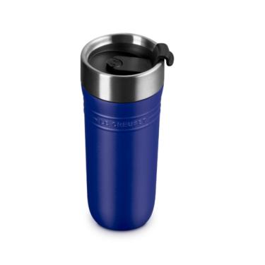 Imagem de CANECA LE CREUSET TÉRMICA ON THE GO EM AÇO INOXIDÁVEL 350ML  AZURE BLUE 41067192200001