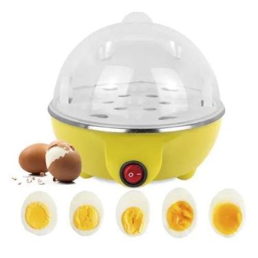 Imagem de Cozedor De Ovos Elétrico Vapor Egg Cooker 110V Amarelo