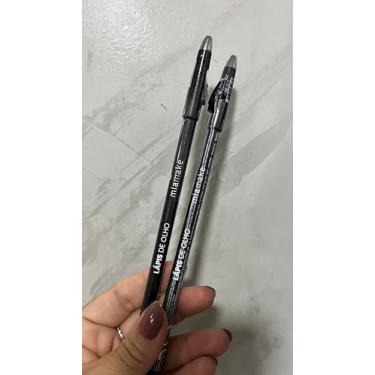 Imagem de Kit Lápis de Olho Preto e Marrom, Cores Vibrantes, Longa Duração, 2 Unidades