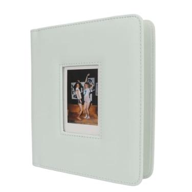 Imagem de Tbest Álbum de Fotos Instantâneo 288 Bolsos 2x3 Fichário Capa de Janela de Couro PU Livro de Imagens para Mini 12 11 9 3 Polegadas Cartões Casamentos Chás de bebê Graduações Viagens (Verde)