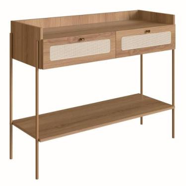 Imagem de Aparador 2 Gavetas Palhinha Linha Oslo Hanover Artesano