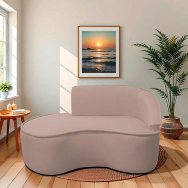 Imagem de Divã Recamier Curvo Sala de Estar Recepção Marrocos 150cm Lado Esquerd