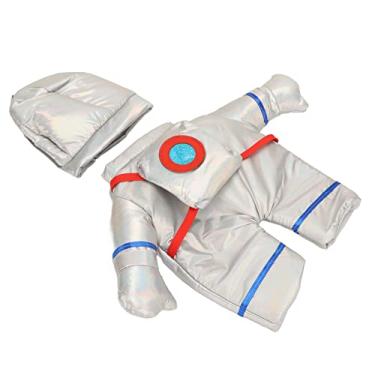 Imagem de Zerodis Roupas para Animais de Estimação Astronauta Cão Traje Macio Poliéster Roupa Confortável para Filhotes e Gatinhos Vestuário para Cães (S)