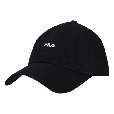 Imagem de Boné Aba Curva Fila DNA Letter Sport Life, Preto, Único