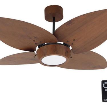Imagem de Ventilador Teto Controle Remoto Madeira Pinus 122Cm 127V