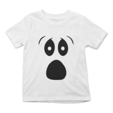 Imagem de Camiseta Infantil Fantasma Halloween Fantasia Dia Das Bruxas - Techmal