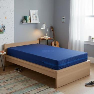 Imagem de Capa Impermeável Hospitalar para Colchão Solteiro em Napa Bagum - Azul