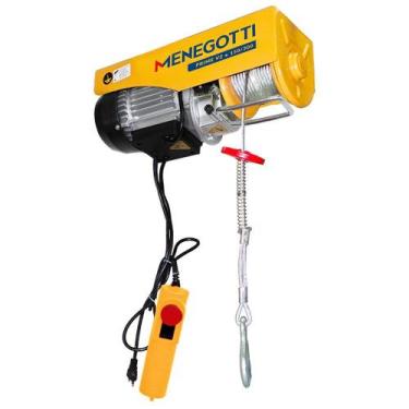 Imagem de Guincho Elétrico De Coluna 150/300kg Menegotti Cor Amarelo 110V