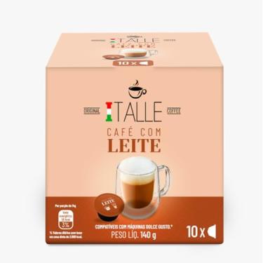 Imagem de Capsula Cafe Com Leite Compativel Dolce Gusto Café Italle 10 Und