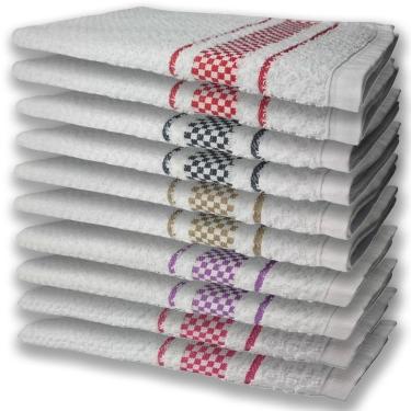 Imagem de 10 Panos De Prato Atoalhado Felpudo Premium Rs+rx+mr+pr+vm