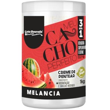 Imagem de Creme De Pentear Gota Dourada Cachos Melancia 1kg