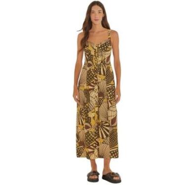 Imagem de Vestido Midi Farm Rio Mistura de Caju-Feminino
