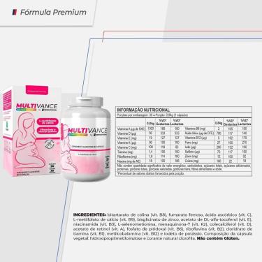 Imagem de Polivitamínico Multivitamínico Multivance Gestante Lactantes 30 Cápsulas-Unissex