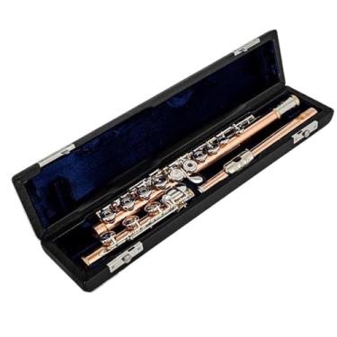 Imagem de Flauta de instrumento de flauta fósforo cobre 17 teclas flauta orifício aberto flauta instrumento musical acessórios de sopro de madeira adequados para amantes de música