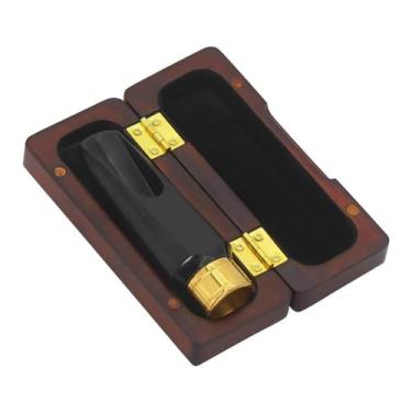 Imagem de Acessórios de saxofone profissional, saxofone alto, bocal universal, acessórios de instrumento de sopro de madeira, peças de instrumento de boca ABS com caixa